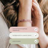 Erdbeerquarz Armband