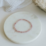 Erdbeerquarz Armband