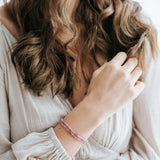 Erdbeerquarz Armband