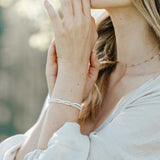 Weißer Mondstein Armband