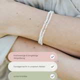 Weißer Mondstein Armband