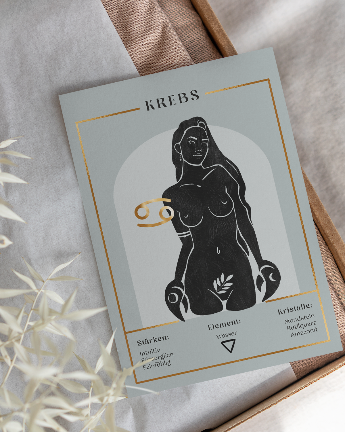 Zodiac Sternzeichen Postkarten
