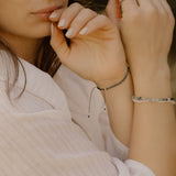 Midnight Edge Hämatit Armband