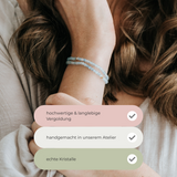 Aquamarin Armband