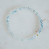 Aquamarin Armband