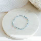 Aquamarin Armband