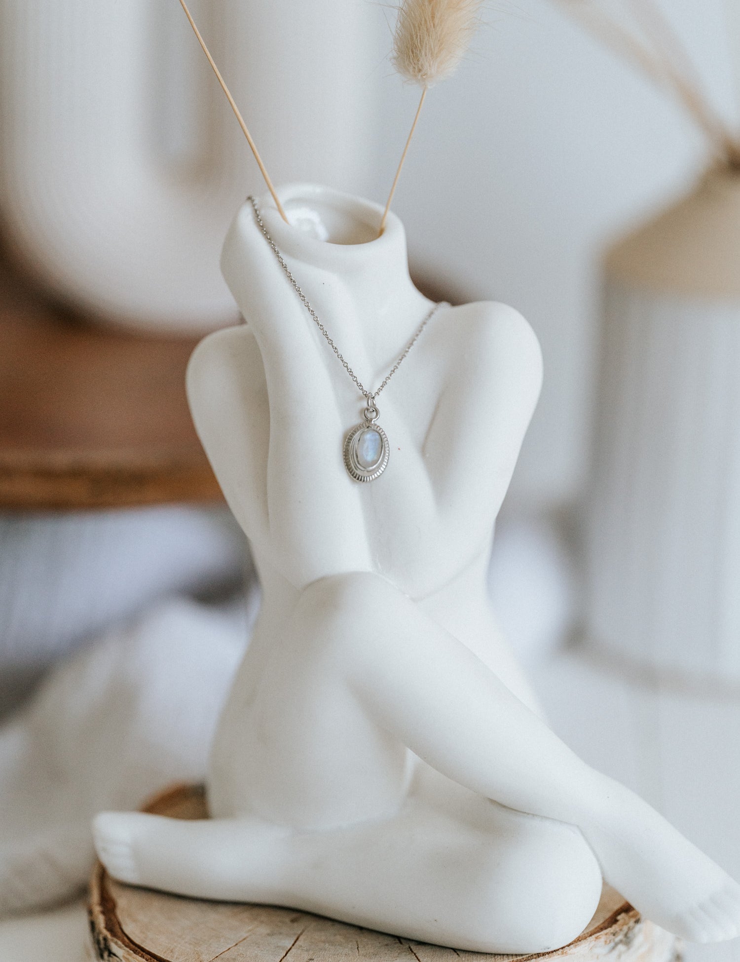 Be Intuitive - Mondstein Kette