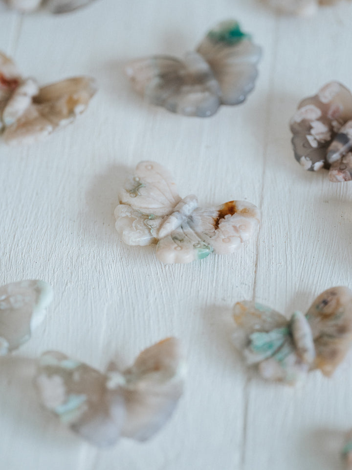 Blumenachat Schmetterling