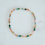 Bunter Turmalin Armband