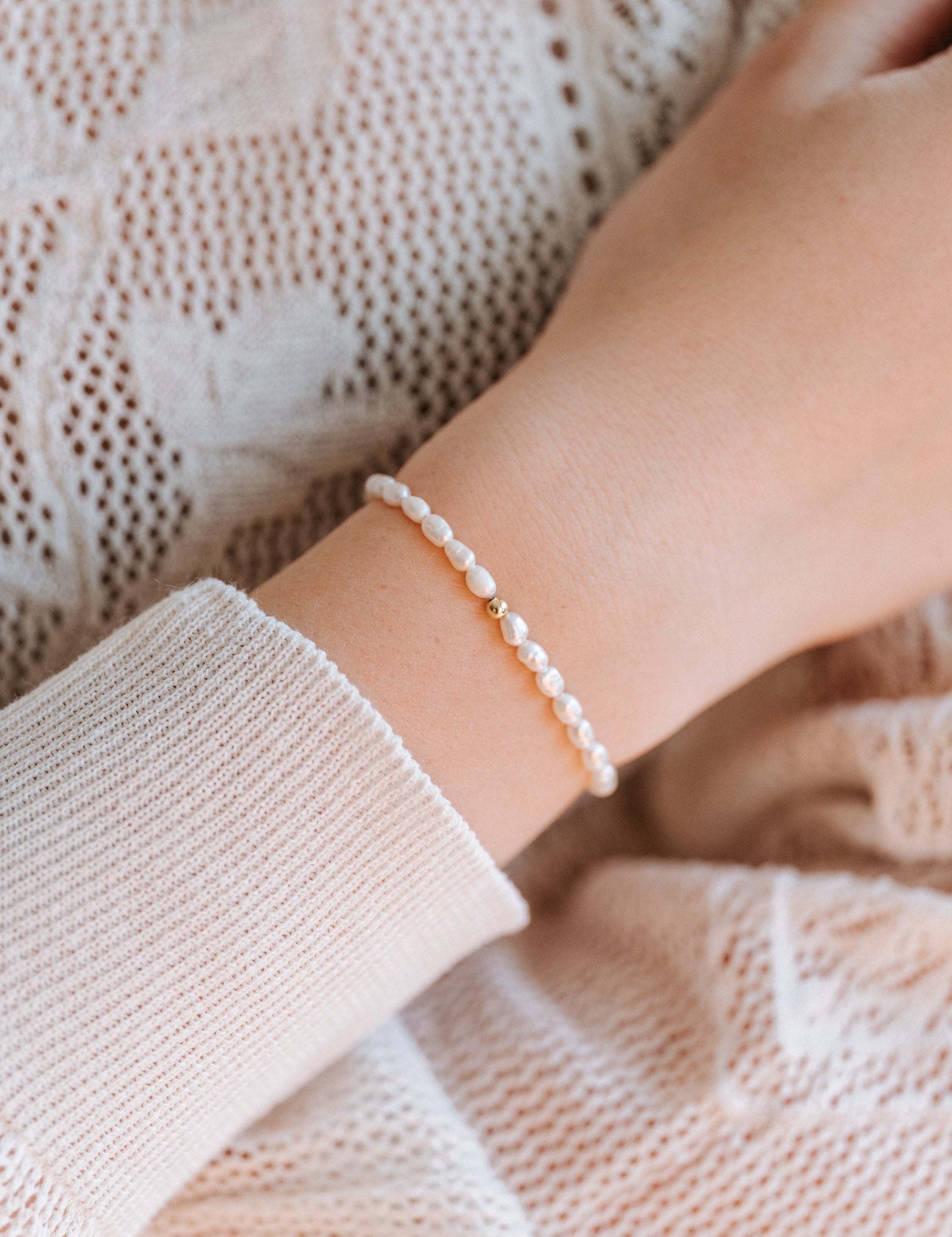 Gaia Süßwasserperlen Armband