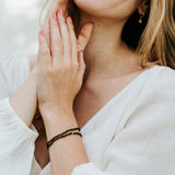 Golden Veil Gold Sheen Obsidian Armband