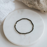 Golden Veil Gold Sheen Obsidian Armband