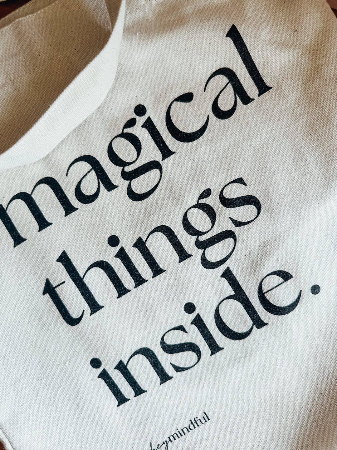 TOTE BAG Magical Things Inside, heymindful