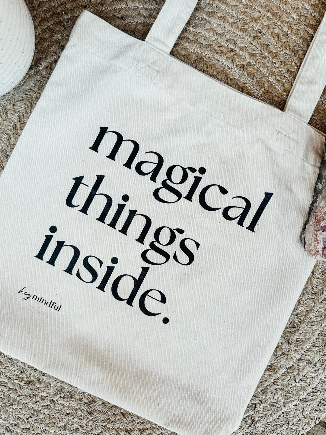 TOTE BAG Magical Things Inside, heymindful
