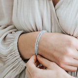 Aquamarin Armband