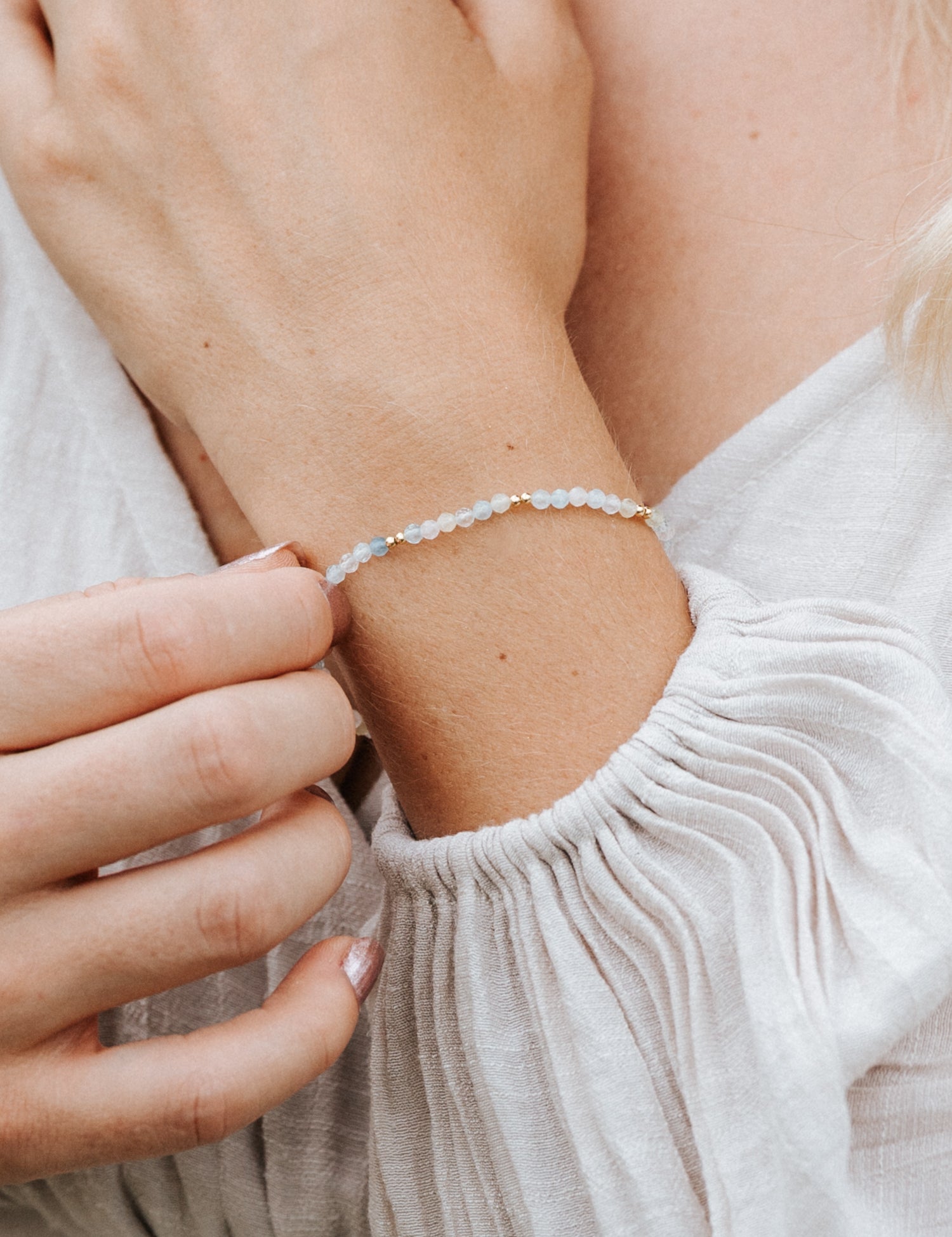 Soft Heart Morganit Armband