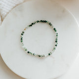 Evergreen Moosachat Armband