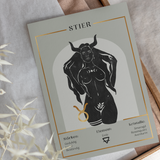 Zodiac - Sternzeichen Postkarten