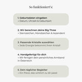 Big Three - Geburtschart Armband