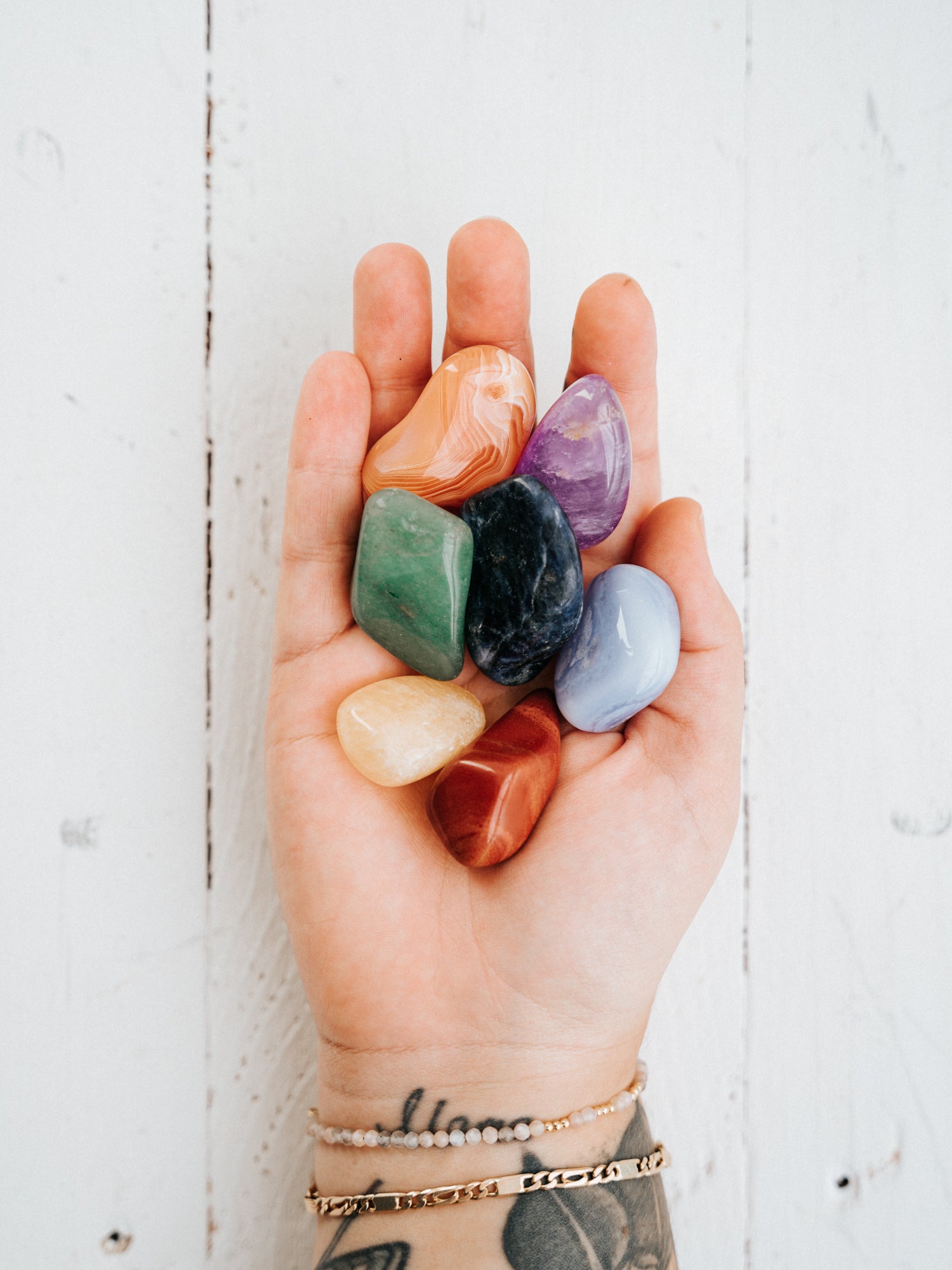 Chakra Set Trommelsteine
