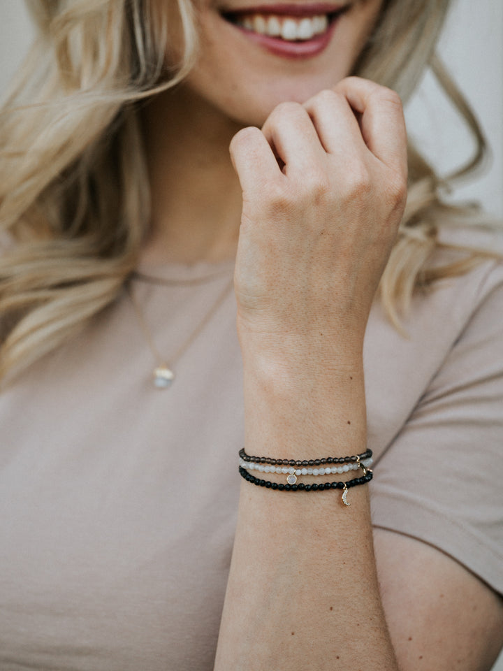 TRANSFORMATION Rauchquarz Armband