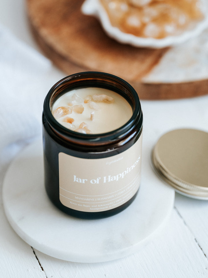 JAR OF HAPPINESS Kristallkerze