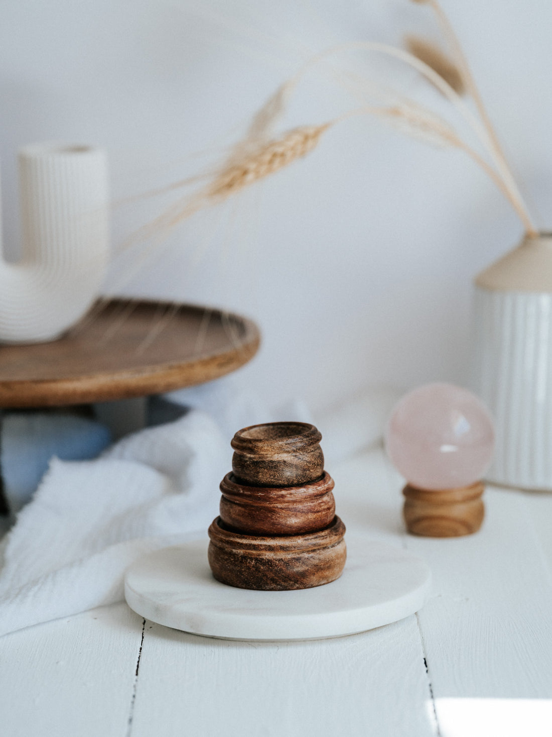 Kugelständer aus Holz