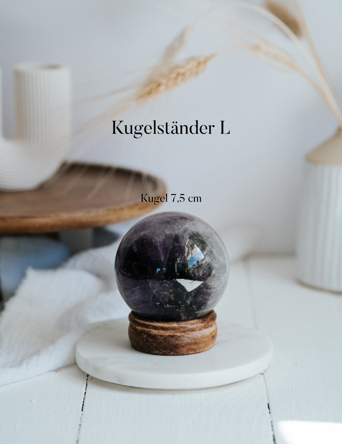 Kugelständer aus Holz