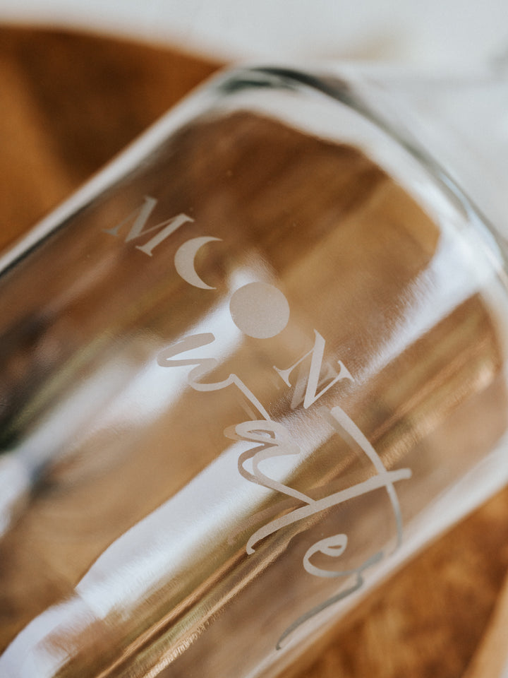 Moonwater Glasflasche