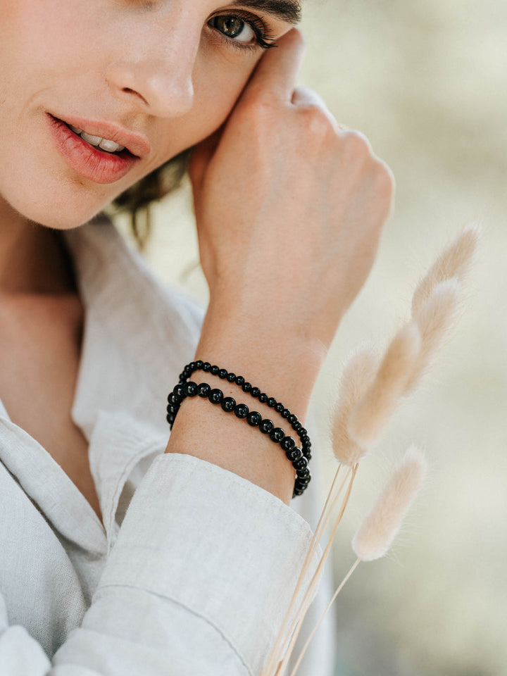 Schwarzer Turmalin Armband