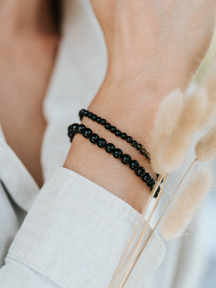 Schwarzer Turmalin Armband